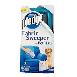 Pledge Fabric Sweeper for Pet Hair Multi Use Disposable NWT